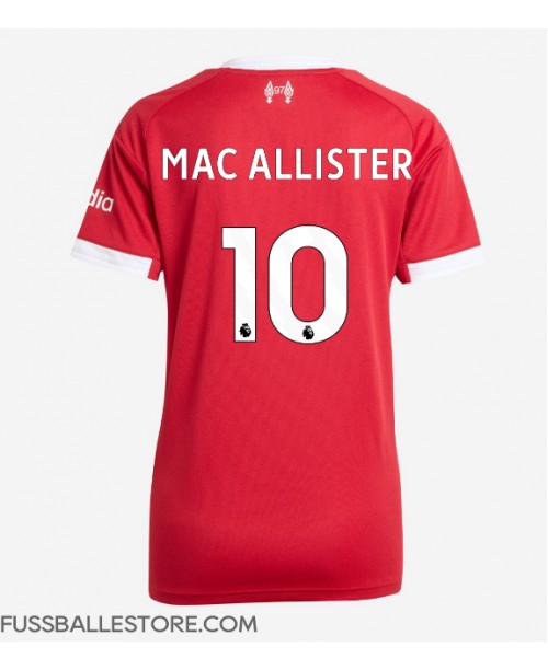 Günstige Liverpool Alexis Mac Allister #10 Heimtrikot Damen 2025-26 Kurzarm Günstige Liverpool Alexis Mac Allister #10 Heimtrikot Damen 2025-26 Kurzarm